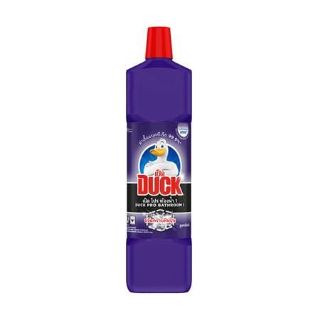 น้ำยาทำความสะอาดห้องน้ำ เป็ด 900ml สีม่วง