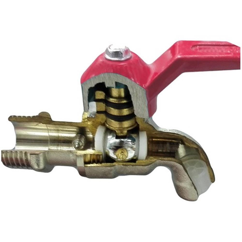 ก๊อกบอลแฟนซี&nbsp;SANWA&nbsp;1/2 นิ้ว&nbsp;สีชมพู