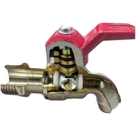ก๊อกบอลแฟนซี SANWA 1/2 นิ้ว สีชมพู_1