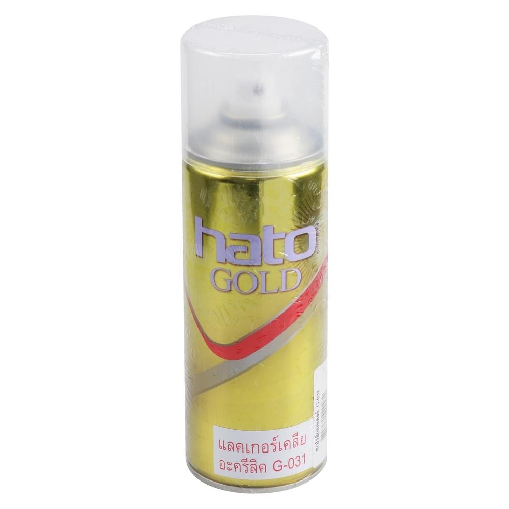 สีสเปรย์แลคเกอร์ HATO G-031 สีทอง 400 ซีซี