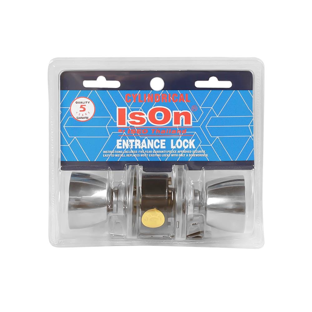 ลูกบิดประตู หัวแชมเปญ ISEO 8588 SP สีสเตนเลส