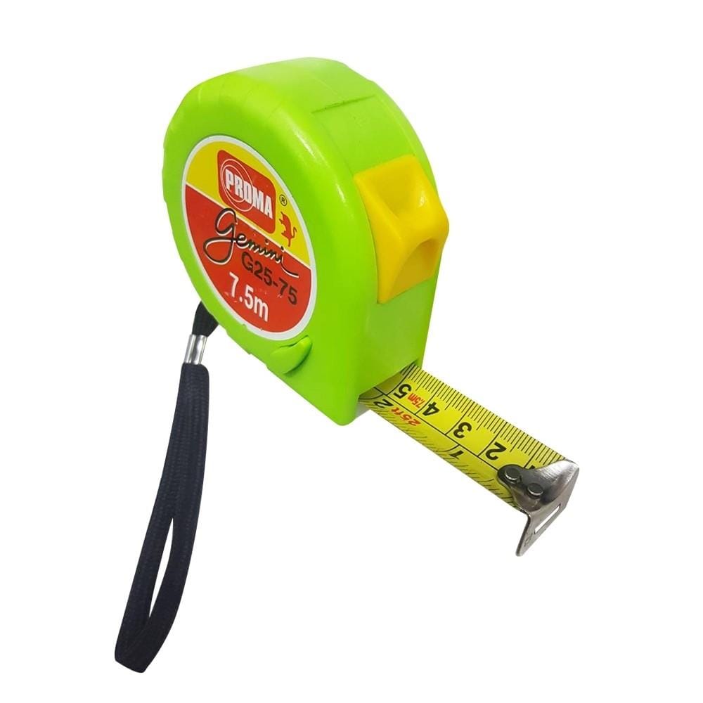 ตลับเมตร PROMA GEMENI 7.5 ม. สีเขียว