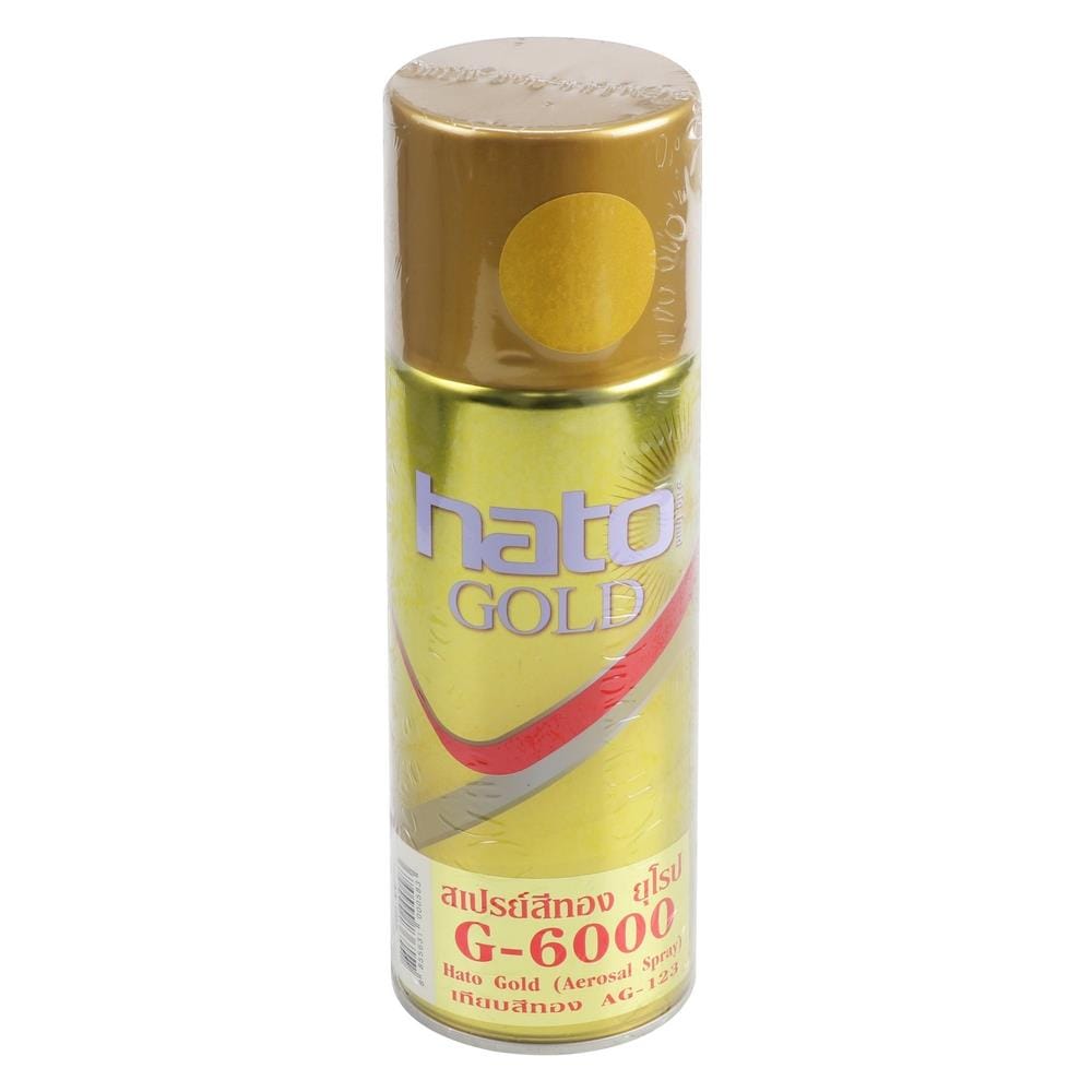 สีสเปรย์ทองคำ HATO G6000 400 ซีซี