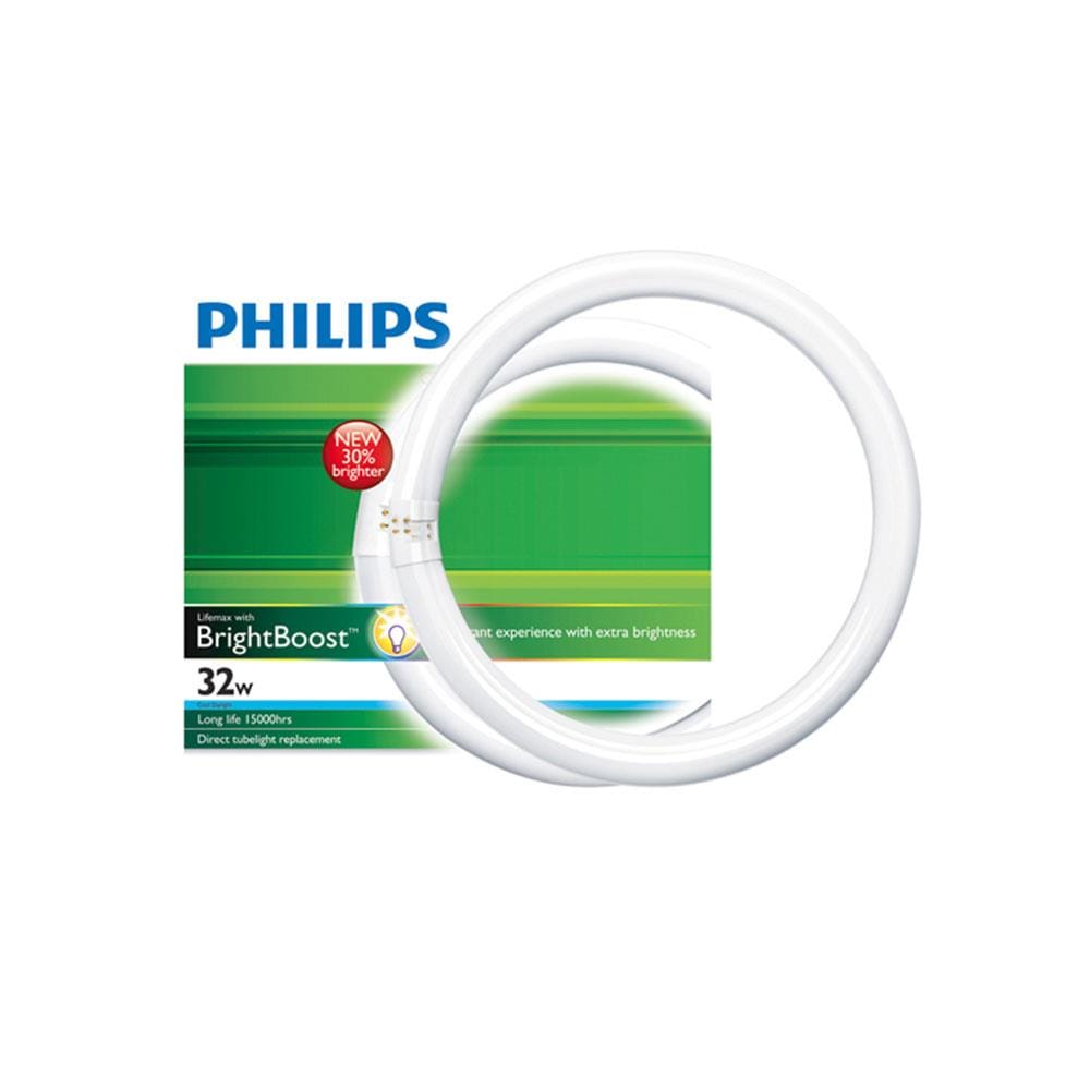 หลอดนีออนกลม TLE PHILIPS 32/86 CDL สีขาว G10q