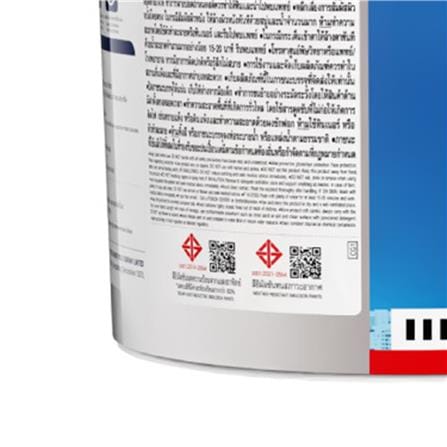 สีน้ำทาภายนอก ชนิดกึ่งเงา TOA SUPERSHIELD #100 สีขาว 5 แกลลอน_4