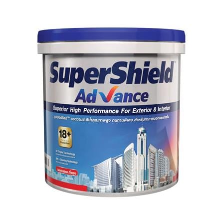 สีน้ำทาภายนอก ชนิดกึ่งเงา TOA SUPERSHIELD สีขาว SG100 1 แกลลอน_0