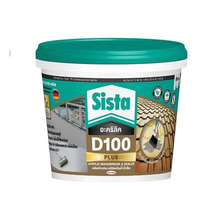 อะคริลิกกันซึม SISTA D100 PLUS 1 กก. สีขาว