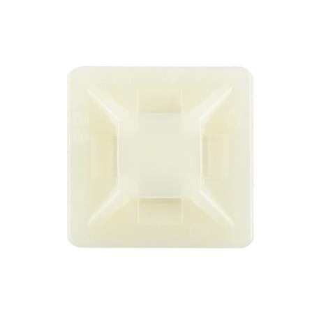 SELF-ADHESIVE TIE MOUNT BANDEX TM 2828-4 3/4IN WHITE 10PCS_2