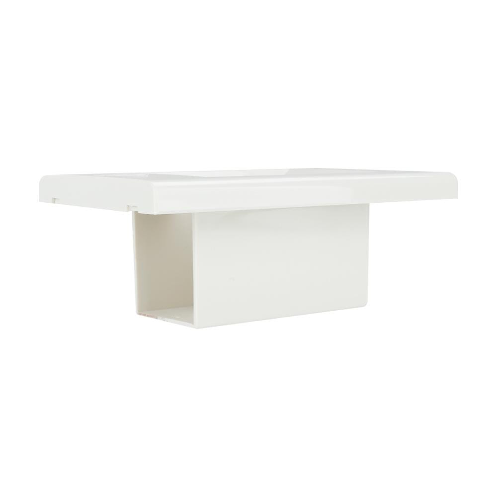 FLUSH-MOUNTED SAFETY BREAKER BOX T-PLUS 1-GANG HBF/HBC WHITE