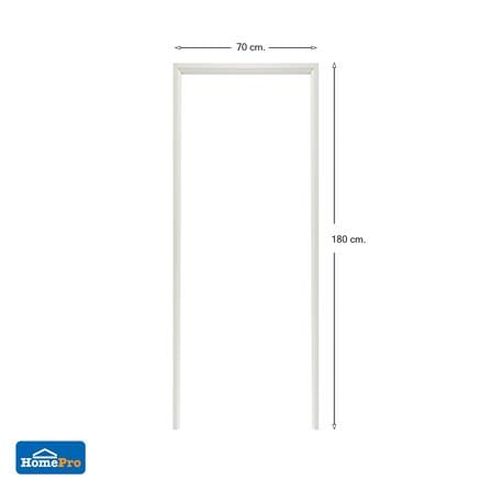 วงกบประตู PVC AZLE 70X180 ซม. สีครีม_4