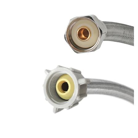สายน้ำดีสเตนเลสน้ำอุ่น-น้ำเย็น FLUIDMASTER FL-B4T12 12 นิ้ว_1