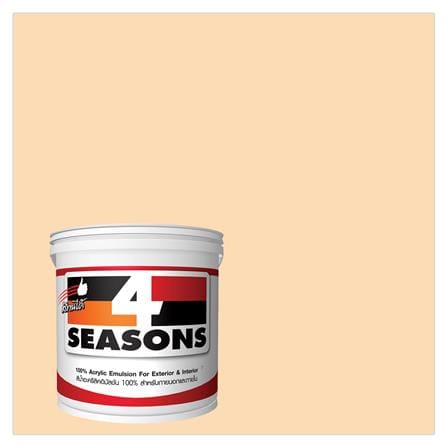 สีน้ำทาภายนอก TOA 4 SEASONS A2004 สี VANILLA ด้าน 5 แกลลอน_0