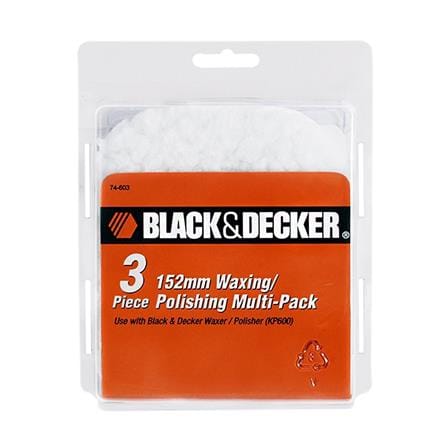 ผ้าขนแกะขัดเงา พร้อมฟองน้ำ BLACK&DECKER 74-603_0