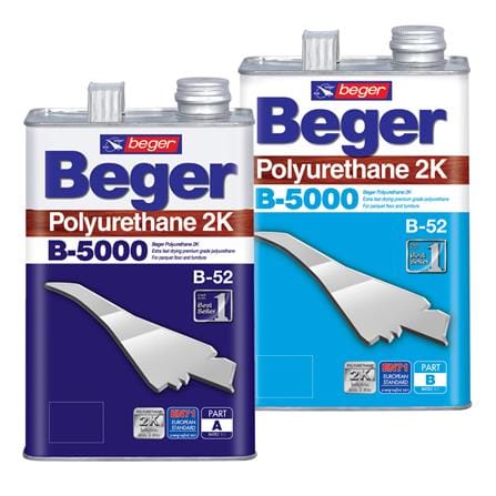 โพลียูรีเทนภายใน BEGER B5000 2K เงา 1/4 แกลลอน