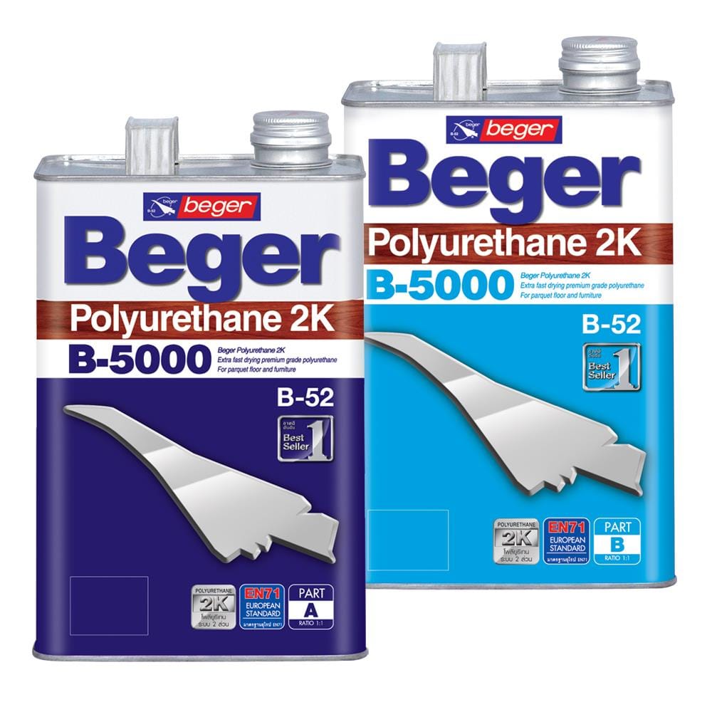 โพลียูรีเทนภายใน BEGER B5000 2K ด้าน 1/4 แกลลอน