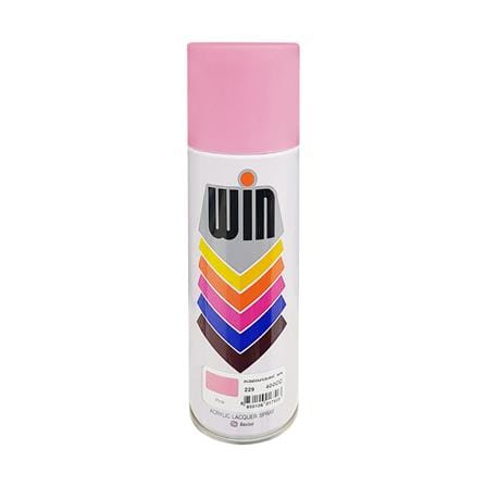 ACRYLIC LACQUER SPRAY PAINT WIN 229 PINK 400CC