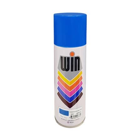 ACRYLIC LACQUER SPRAY PAINT WIN 242 RIVER BLUACRYLIC LACQUER SPRAY PAINT WIN 242 RIVER BLU...