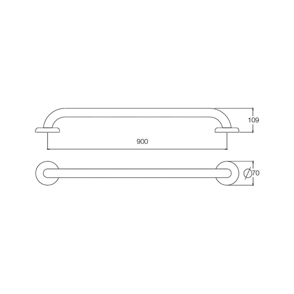 ราวมือจับกันลื่น WS GB-3327-3-90 90 ซม.