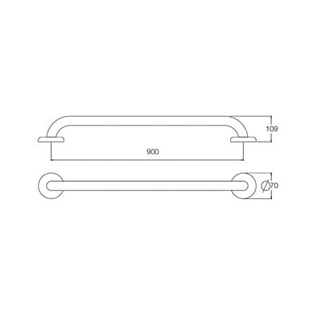 ราวมือจับกันลื่น WS GB-3327-3-90 90 ซม._1