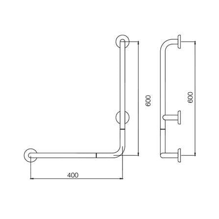 ราวมือจับ ตัว L WS GB-3327-3-BLR 40x60 ซม._1