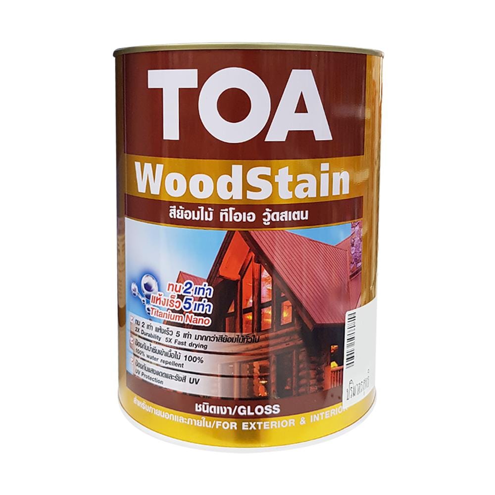 สีย้อมไม้ TOA WOODSTAIN G03 สีวอลนัท เงา 1 แกลลอน