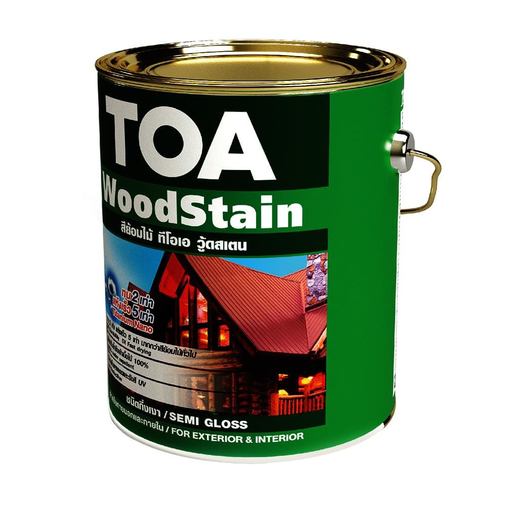 สีย้อมไม้ TOA WOODSTAIN 03 สีไม้ประดู่ กึ่งเงา 1 แกลลอน