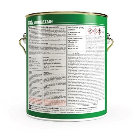 สีย้อมไม้ TOA WOODSTAIN 03 สีไม้ประดู่ กึ่งเงา 1 แกลลอน_3