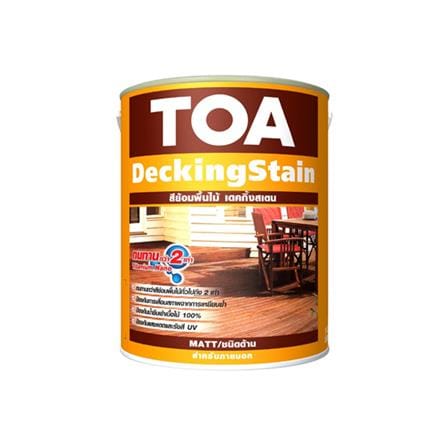 สีย้อมไม้ TOA WOODSTAIN G02 สีมะฮอกกะนี เงา 1/4 แกลลอน_0