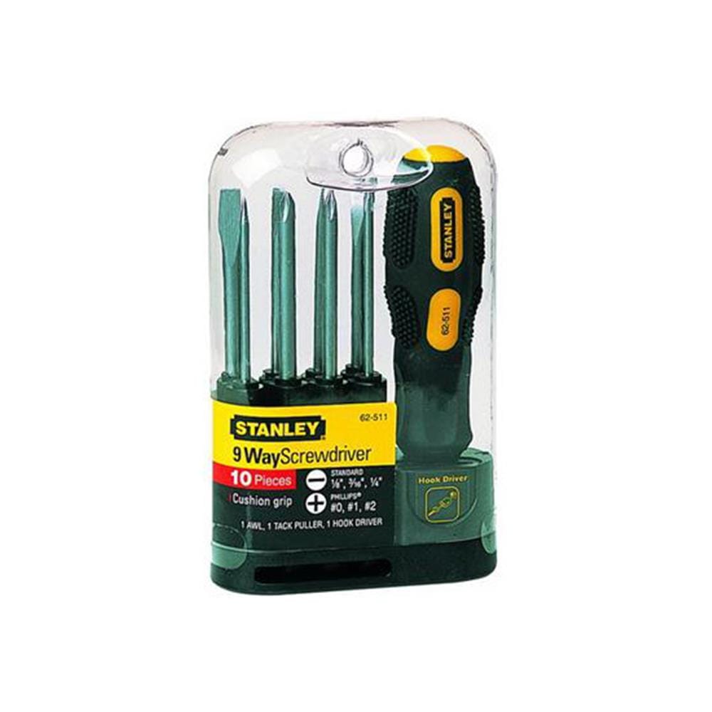 ไขควงชุด STANLEY 62-511 9 ชิ้น/ชุด