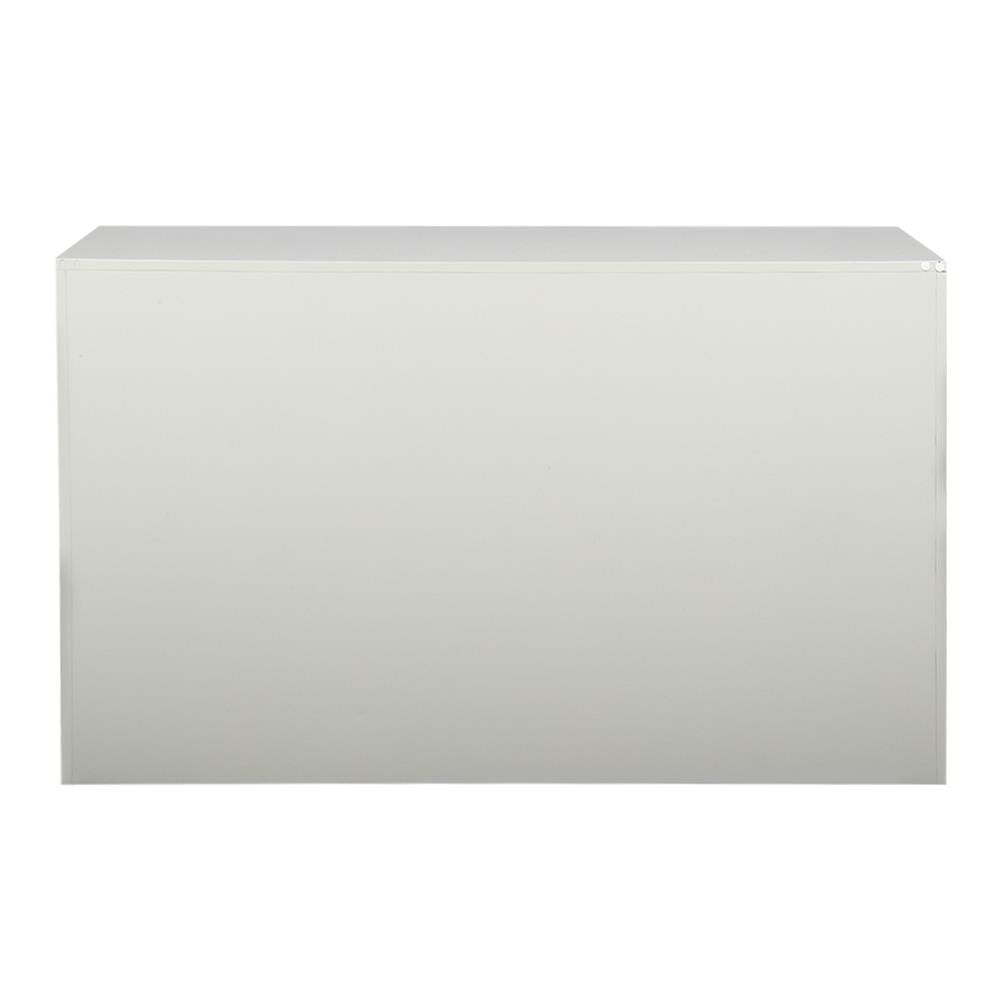 ตู้เหล็กบานเลื่อนกระจก LUCKY WORLD KSG-150-EG สีน้ำตาล