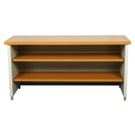 โต๊ะทำงานเหล็ก LUCKY WORLD KDS-150-EG 150 ซม. สีน้ำตาล_1