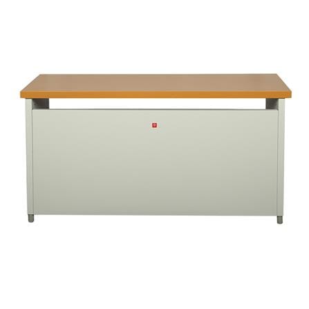 โต๊ะทำงานเหล็ก LUCKY WORLD KDS-150-EG 150 ซม. สีน้ำตาล_2