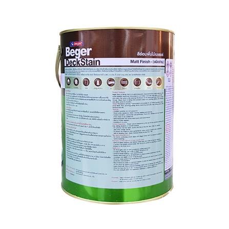 สีย้อมพื้นไม้ BEGER DECKSTAIN 3904 สีไม้ประดู่ ด้าน 1 แกลลอน_3