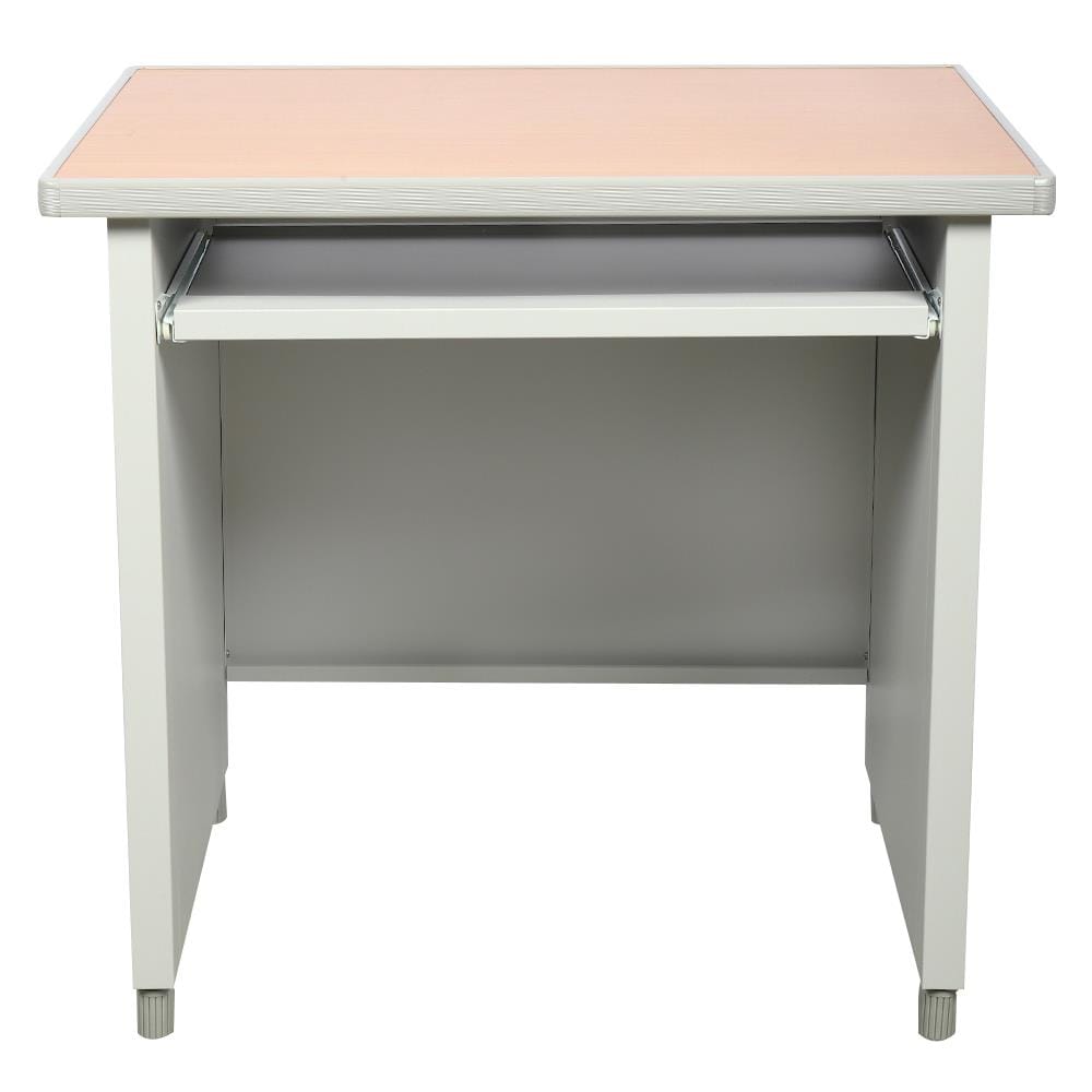 โต๊ะคอมพิวเตอร์เหล็ก LUCKY WORLD KCP-590C-TG 80 ซม. สีเทาทราย