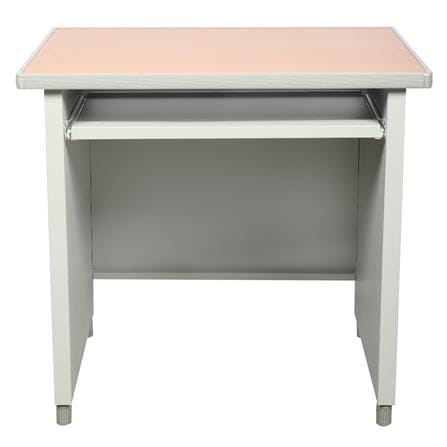 โต๊ะคอมพิวเตอร์เหล็ก LUCKY WORLD KCP-590C-TG 80 ซม. สีเทาทราย_4