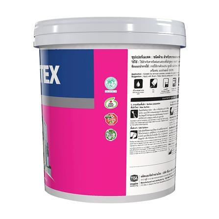 สีน้ำทาภายนอก ชนิดด้าน TOA SUPERMATEX SM100 สีขาว 5 แกลลอน_2