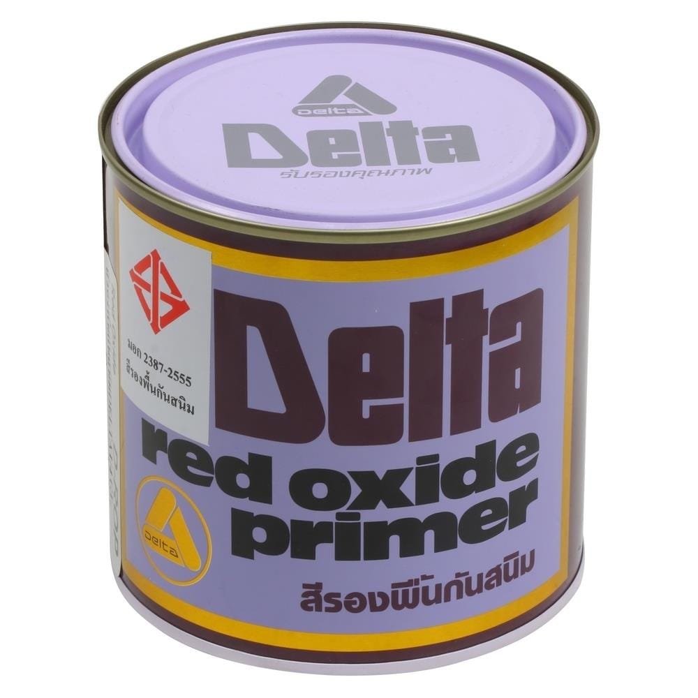 สีรองพื้นโลหะ DELTA 1/4 แกลลอน สีเเดง