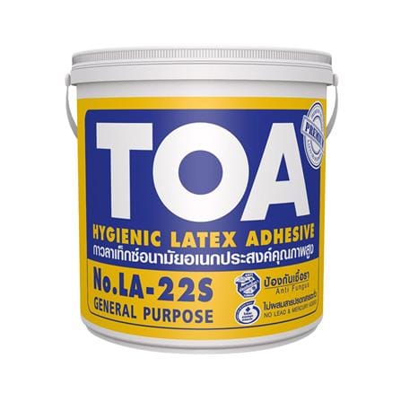 LATEX GLUE TOA 22S 1.8KG WHITE
