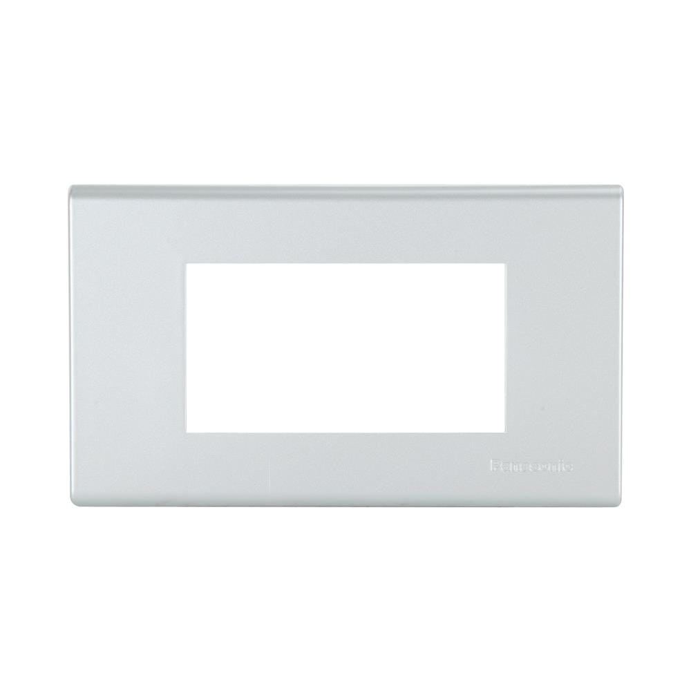 หน้ากาก 3 ช่อง PANASONIC WEG6803MW สีเงิน