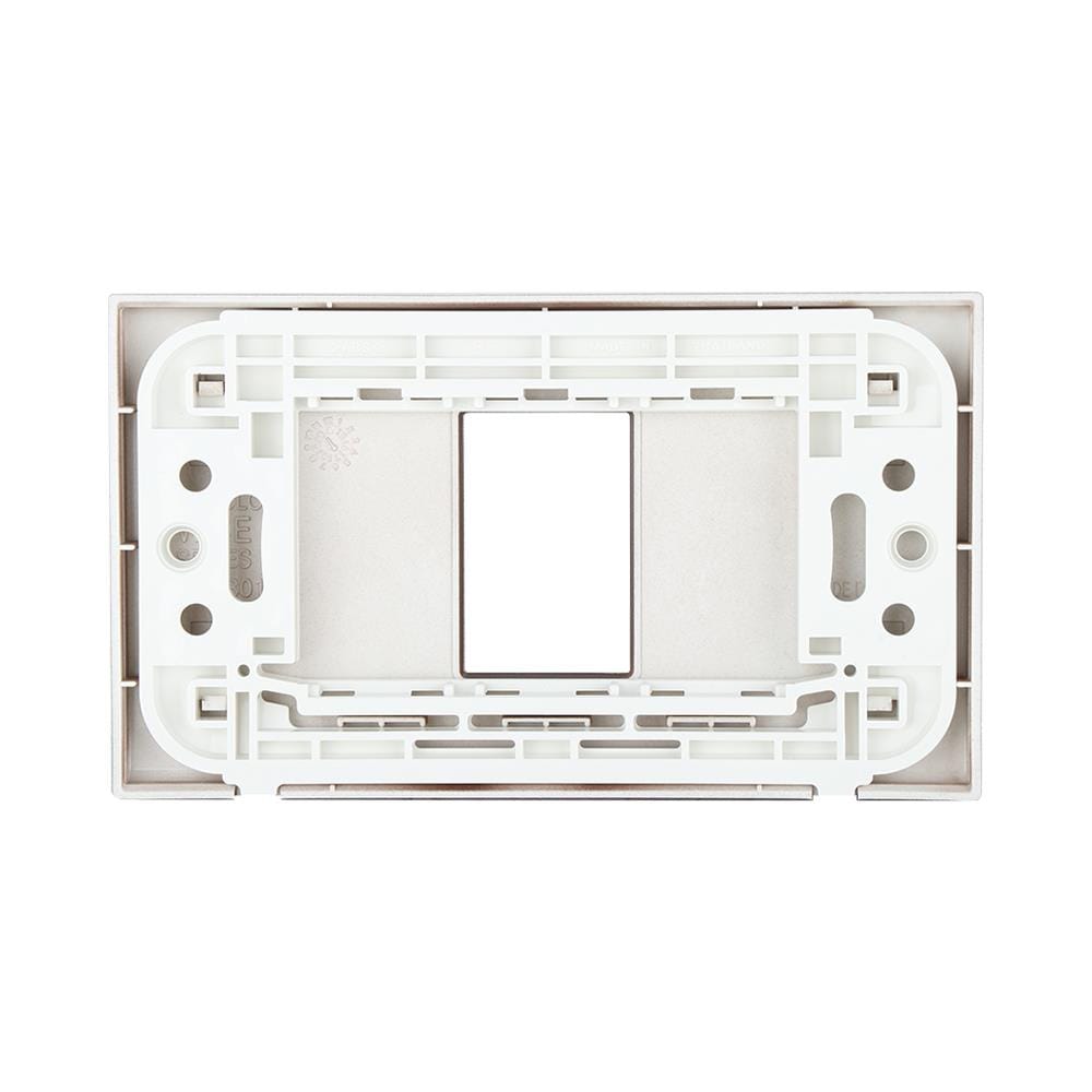 หน้ากาก 1 ช่อง PANASONIC WEG6801MA สีน้ำตาล