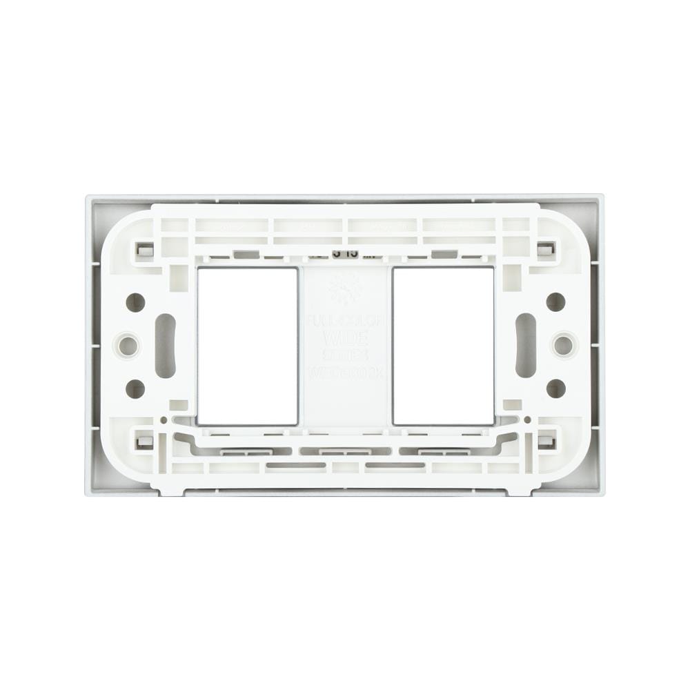 หน้ากาก 2 ช่อง PANASONIC WEG6802MH สีเทา