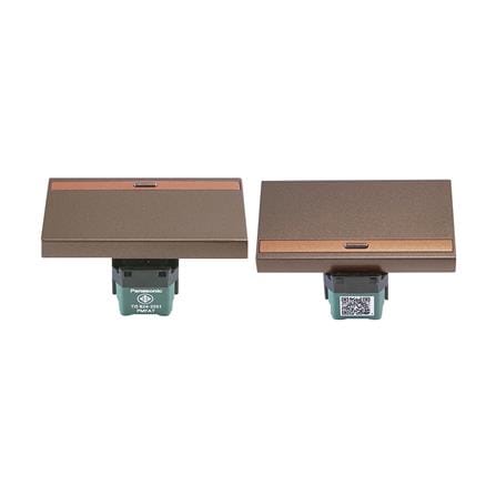 สวิตช์ 1 ทาง PANASONIC WEG5511 MA ขนาด 3 ช่อง สีน้ำตาล_3