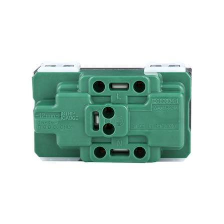 เต้ารับคู่ 3 ขา PANASONIC WEG15929 H สีเทา_2