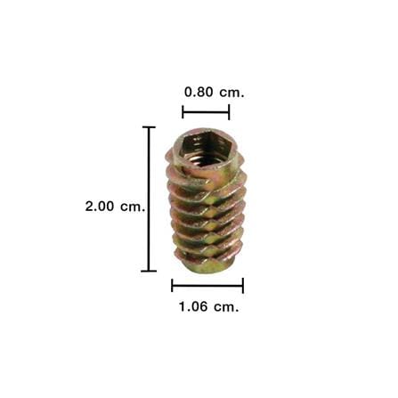 ตัวหนอนฝังไม้ FITT DN-820 แพ็ก 10 ชิ้น_2