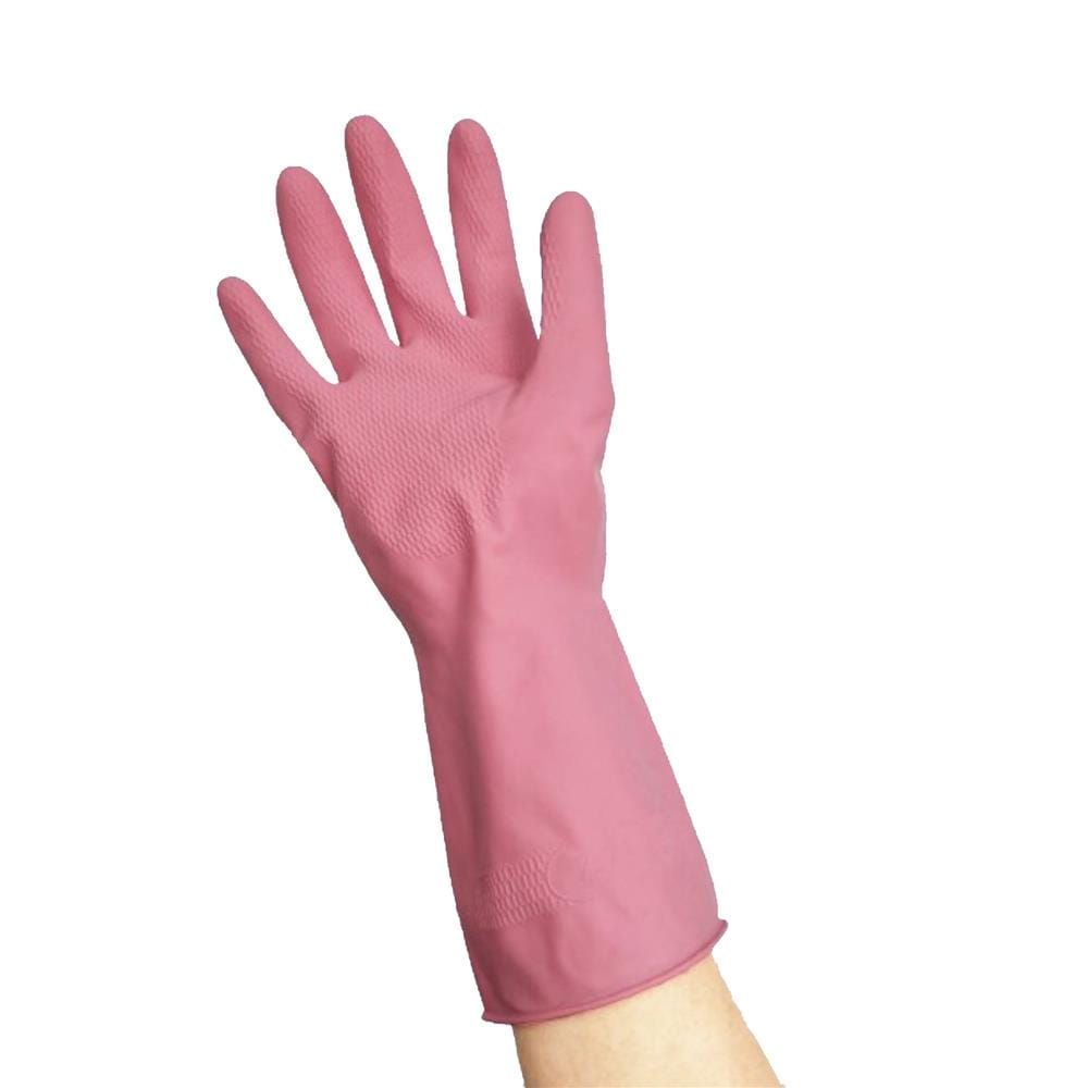 ถุงมือยาง POLY-BRITE COMFORT SIZE M คละสี (แพ็ก 1 คู่)