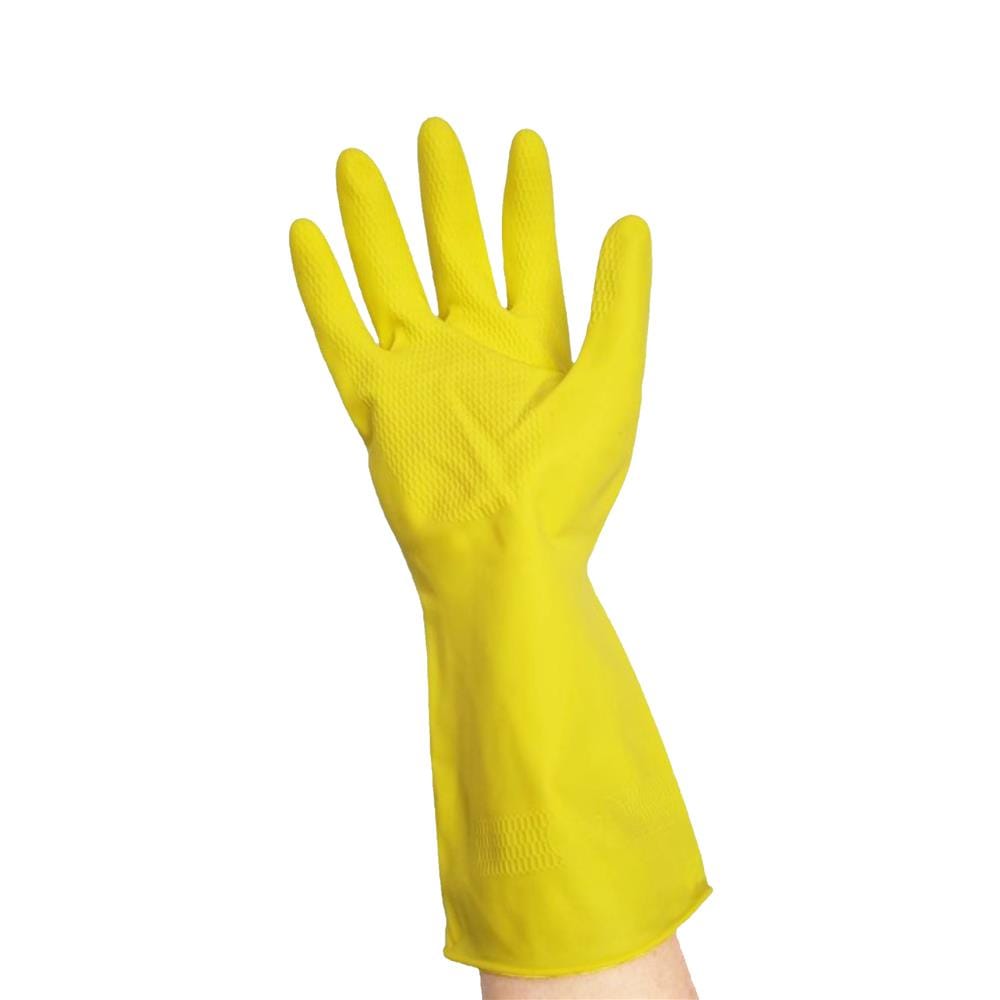 ถุงมือยาง POLY-BRITE COMFORT SIZE M คละสี (แพ็ก 1 คู่)