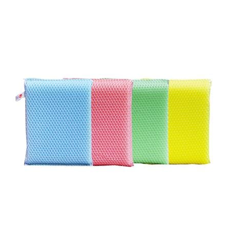 ฟองน้ำหุ้มตาข่าย POLY-BRITE 407-42 10x13x2 ซม. แพ็ก 4 ชิ้น_2