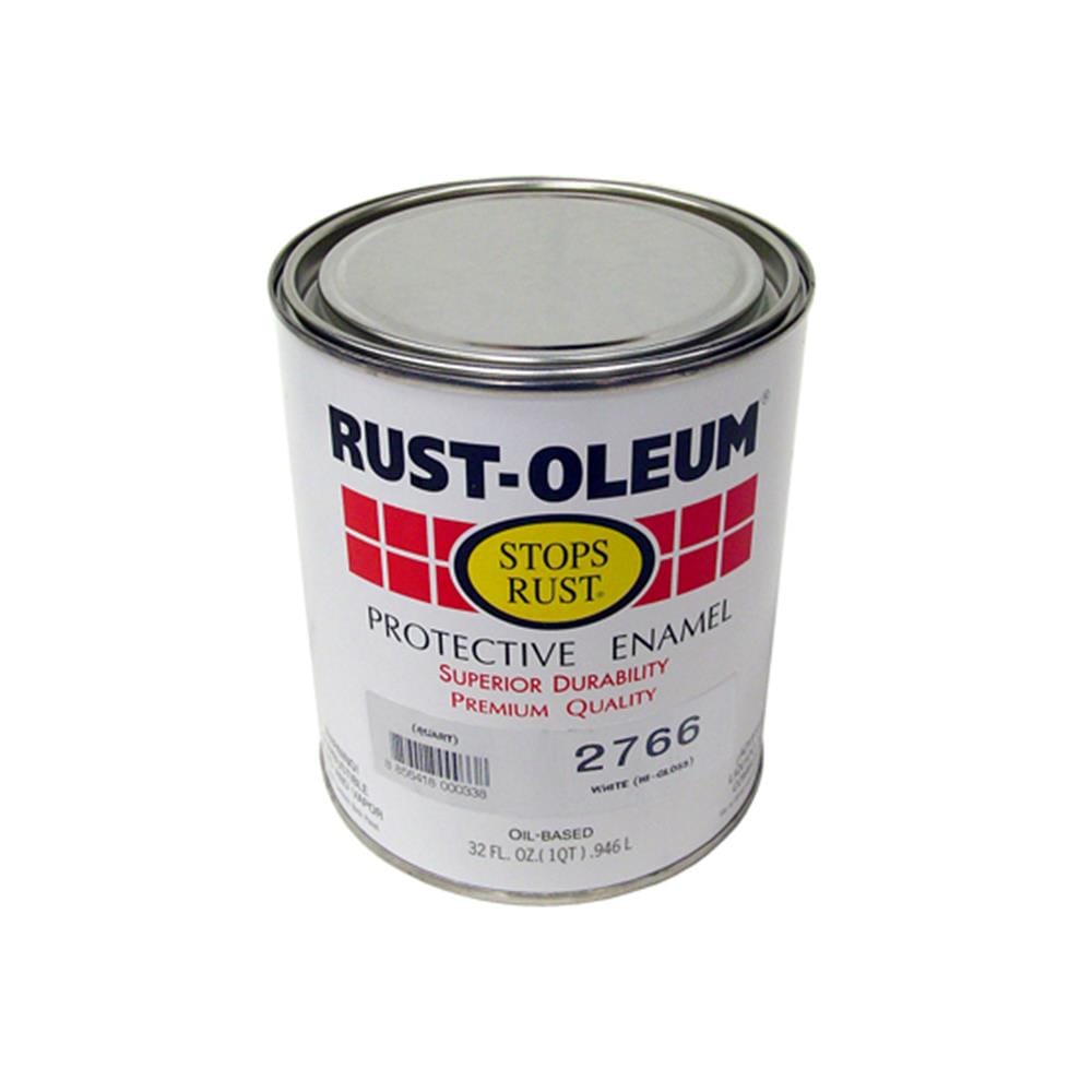 สีน้ำมัน RUST-OLEUM 2766-4 สีขาว เงา 1/4 แกลลอน