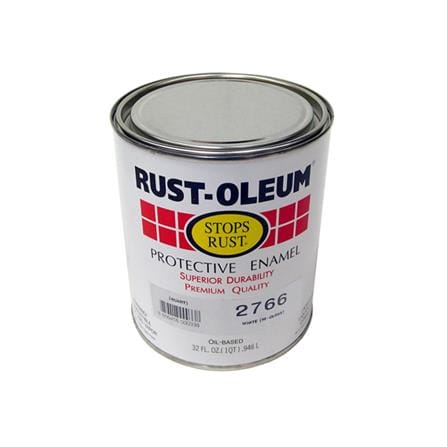 สีน้ำมัน RUST-OLEUM 2766-4 สีขาว เงา 1/4 แกลลอน
