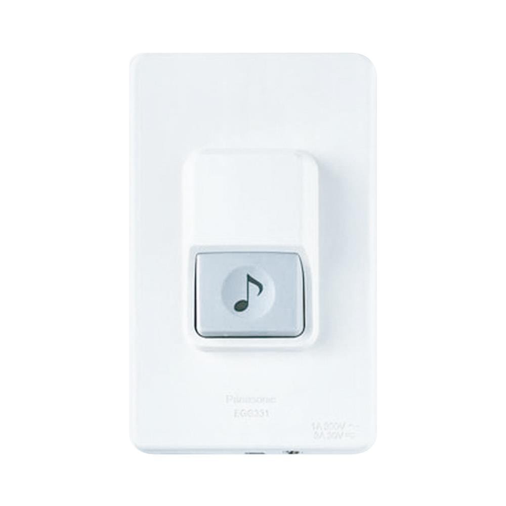 สวิตช์กดกระดิ่ง PANASONIC EGG 331 สีขาว